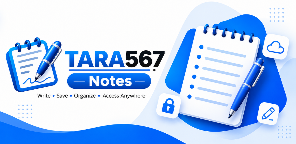 Tara567 Notes feature graphic